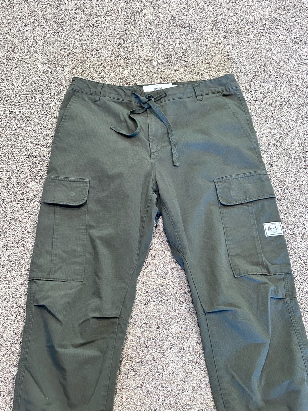 Herschel Supply Company Olive Green Cargo Pants Men’s 32 - Picture 4 of 16